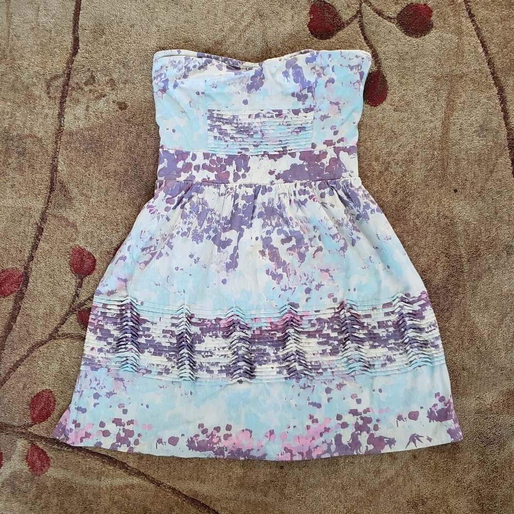 Super Cute strapless Kimchi Blue Sundress